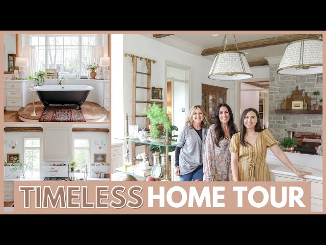 TIMELESS HOME TOUR | Traditional Home with Stunning Estate Sale Finds  | FARMHOUSE LIVING