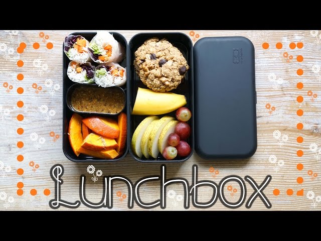 Essen zum Mitnehmen - Snacks für Schule / Uni / Arbeit - Gesundes Mittagessen - Bento Box