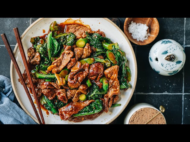 Beef And Chinese Broccoli (芥蓝牛肉) Recipe