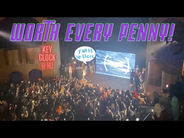 THIS IS HOW KEY GLOCK PERFORM🔥 HOWARD HOMECOMING CONCERT