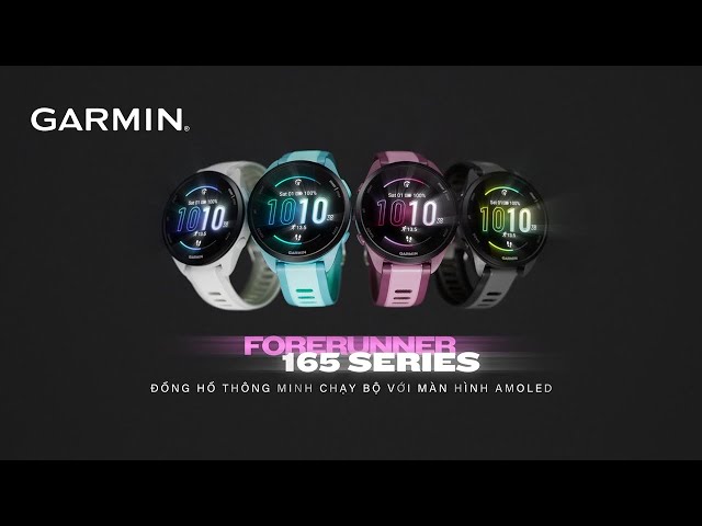 Garmin | Forerunner 165 Series với màn hình AMOLED