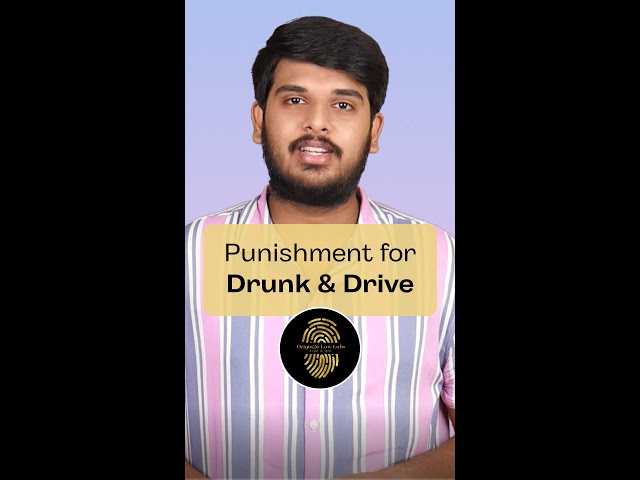 Drinking & Driving is a punishable offence