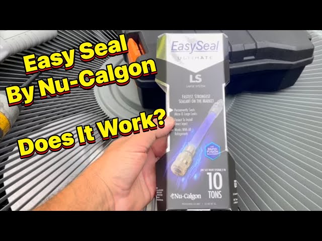 Using Easy Seal To Stop A Refrigerant Leak!  Trying Out Other Nu-Calgon Products Too!