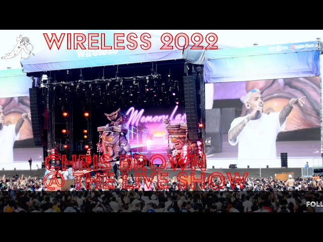 Chris Brown @ The Live Show #Wireless2022 #Wireless #CrystalPalace | First Show In 12 Years