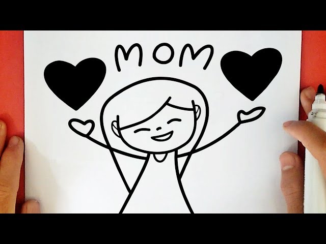 HOW TO DRAW A TUMBLR MOM DOLL