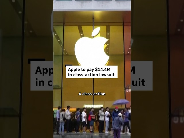 Apple to pay $14.4M in class-action lawsuit #shorts 📱