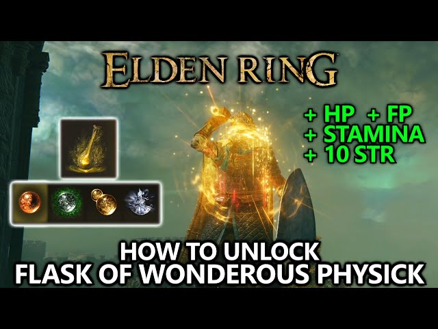 Elden Ring - How to Unlock Flask of Wondrous Physick (Free Reusable Custom Consumable)