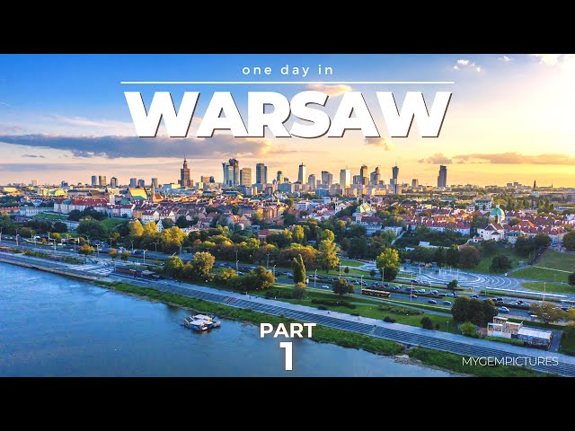 ONE DAY IN WARSAW (POLAND) 🇵🇱 PART 1 | 4K 60FPS | There is so much to see in this beautiful city!