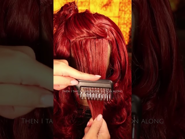 Ariel inspired wig styling tutorial using @JataiFeather teasing pin comb! Great for wig styling !