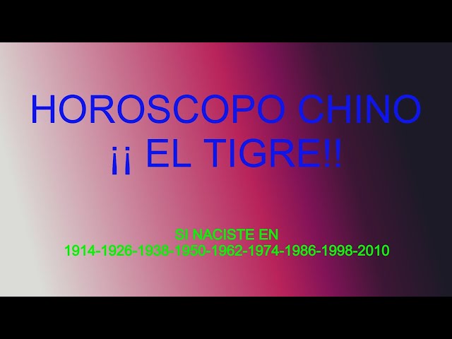 ✅ Chinese horoscope 2022 the Tiger