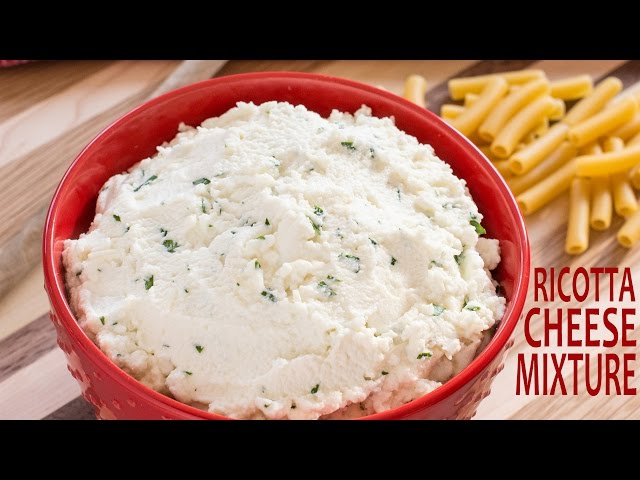 How to Make Ricotta Cheese Mixture for Lasagna | Ricotta Cheese Filling | Watch Learn Eat