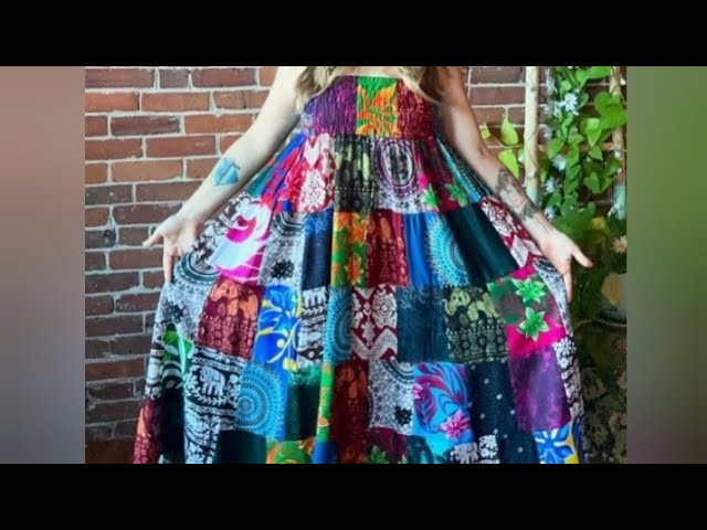 PATCHWORK DRESSES       patchwork collection/ comfy dresses