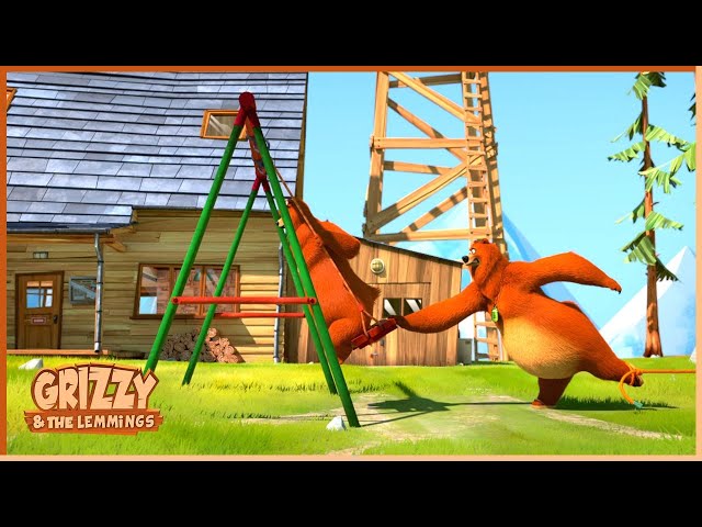 Mind in a Whirl | Grizzy & the lemmings | Clip | 🐻🐹 Cartoon for Kids