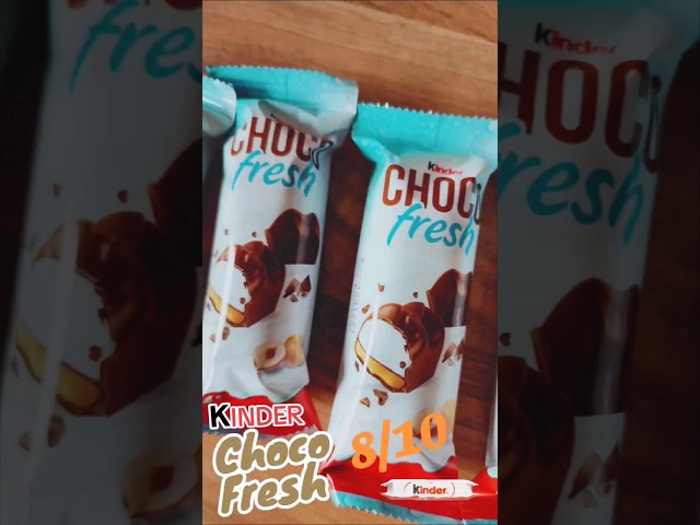 KINDER Choco Fresh 🍫 #shorts #food #kinder #chocolate #tasty