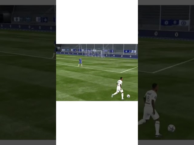 What a goal by distance in time of goalkeeper rush in FIFA mobile 22 football efootball pes #shorts
