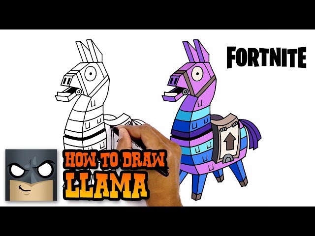 How to Draw Fortnite | Llama | Step-by-Step