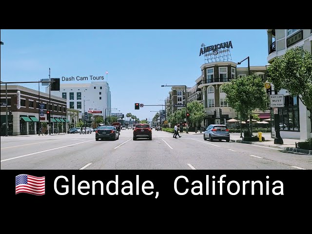 Driving Tour of Glendale,  California, USA [4K] Dash Cam Tours