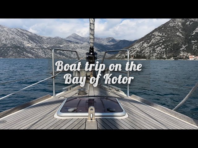 boat trip on the Bay of Kotor💦 video with original sound