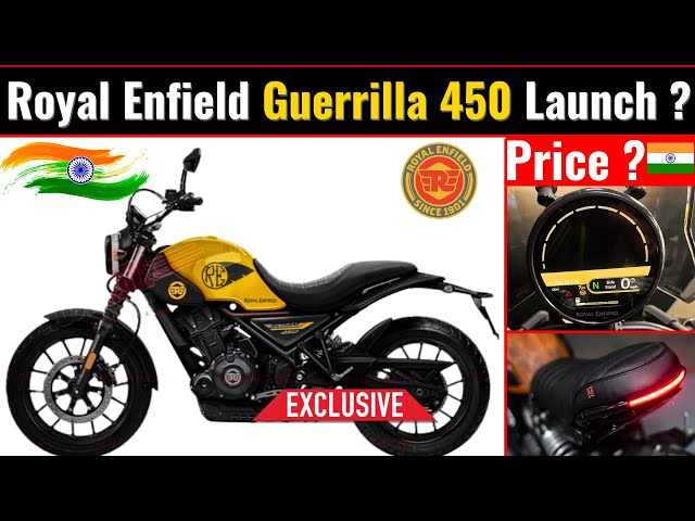 Royal Enfield Guerrilla 450🏍️💨New Model 2024🔥Launch🔥Price🔥Features🔥Upcoming Bikes in India 2024❤️‍🔥