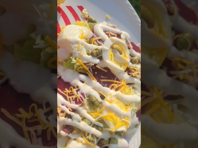 Bbq bacon meatloaf & potato salad. #meatloaf #bbq #bacon #potato #eatwithme #fypシ #food #eatingasmr