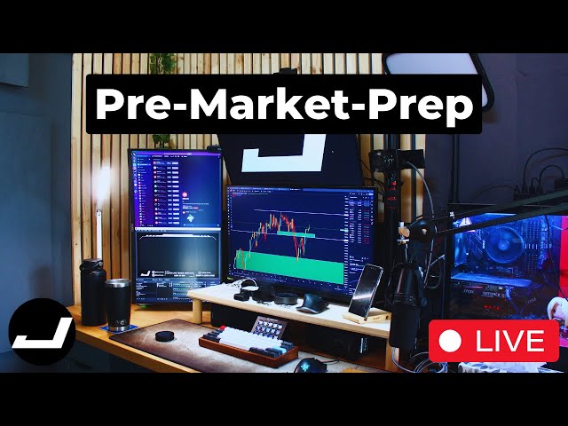 (Live) Pre-Market-Prep - Unemployment Claims | SPY/QQQ/GME | Thursday