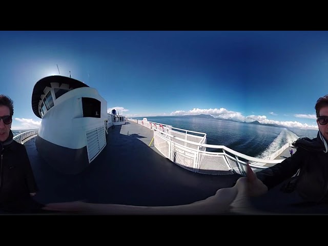 My first 360° video! Queen of Cowichan (BC Ferry)