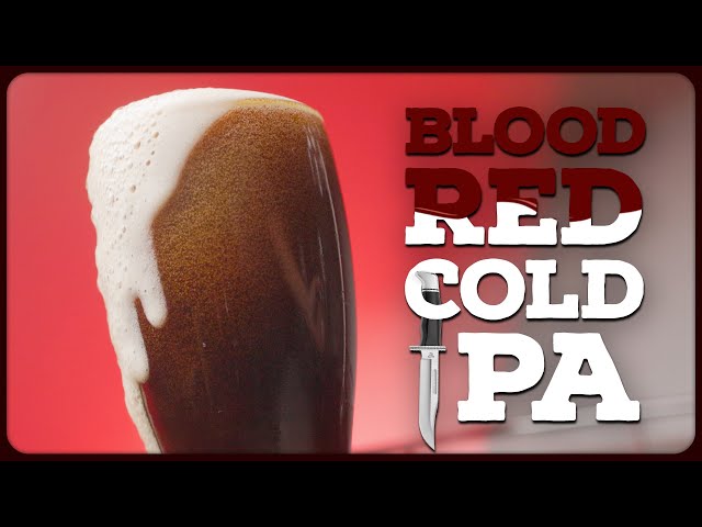 This beer is worth DYING for...🔪 [Cold IPA Recipe]