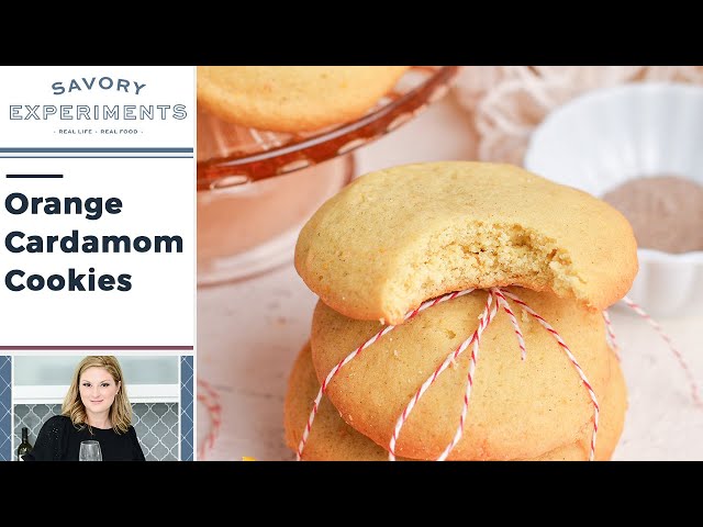 Orange Cardamom Cookies Recipe