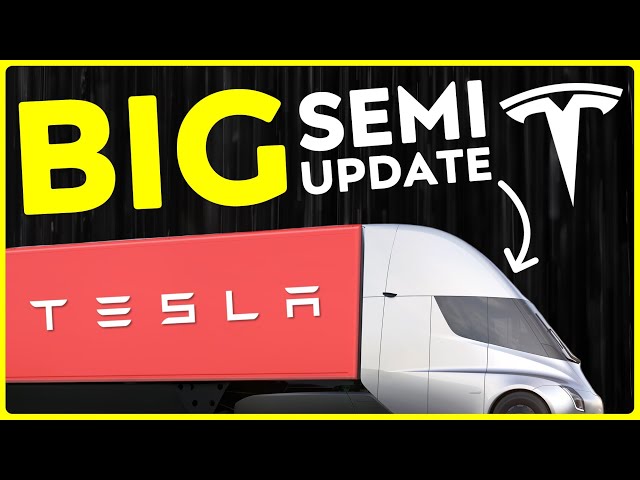 BIG Tesla Semi Update | Mass Production is FINALLY COMING!