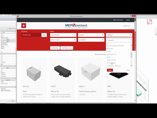 MEPcontent browser for Revit and Autocad | Browse the largest BIM library for MEP engineers