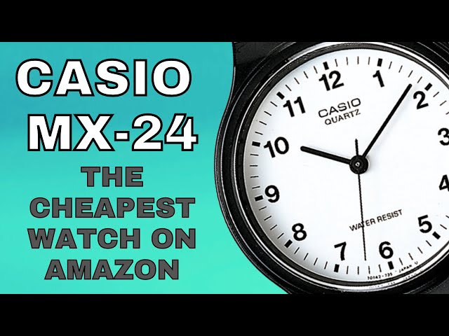 REVIEWING THE CHEAPEST WATCH ON AMAZON - THE CASIO MQ24-7BLL