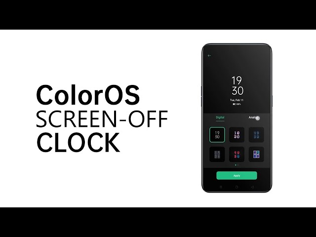 How to: Use Screen-Off Clock
