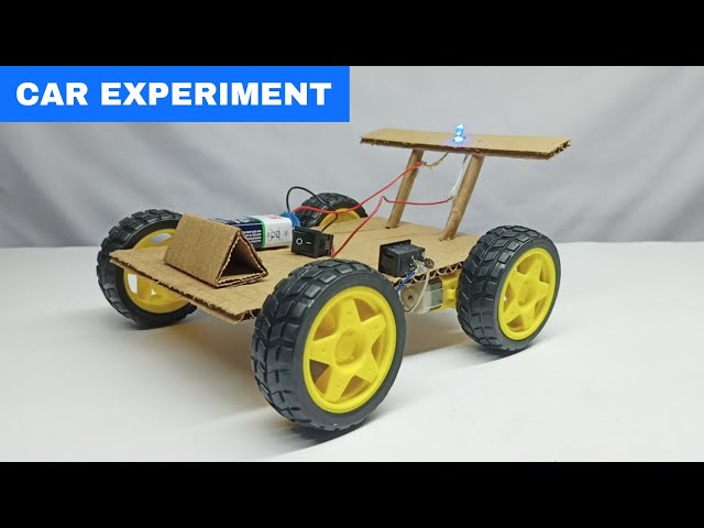 Cardboard Car Experiment | How to make Cardboard Car