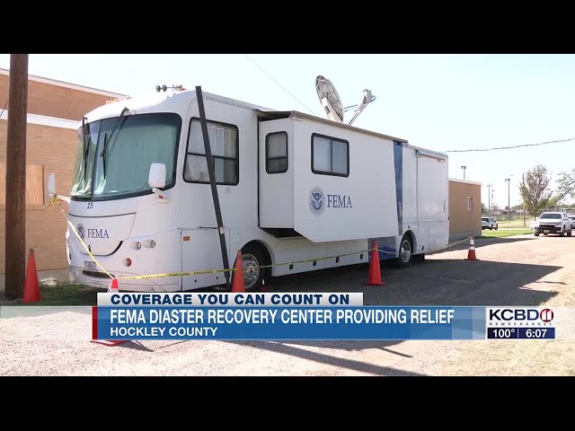 Levelland residents grateful for new FEMA Disaster Recovery Center