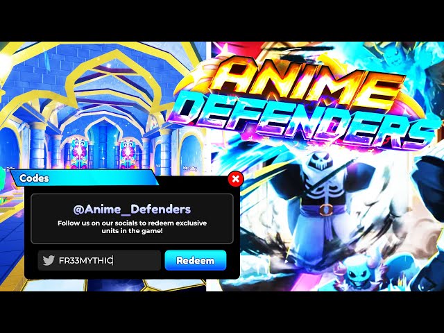 Roblox Anime Defenders - NEW UPDATE 3 (All Codes, Hall of Mirrors, Units)
