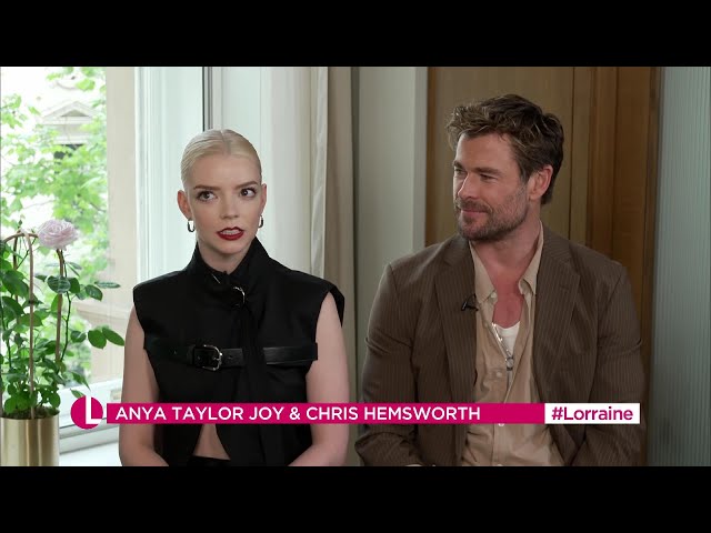 Anya Taylor-Joy, Chris Hemsworth (Furiosa: A Mad Max Saga Actors) On Lorraine [21.05.2024]
