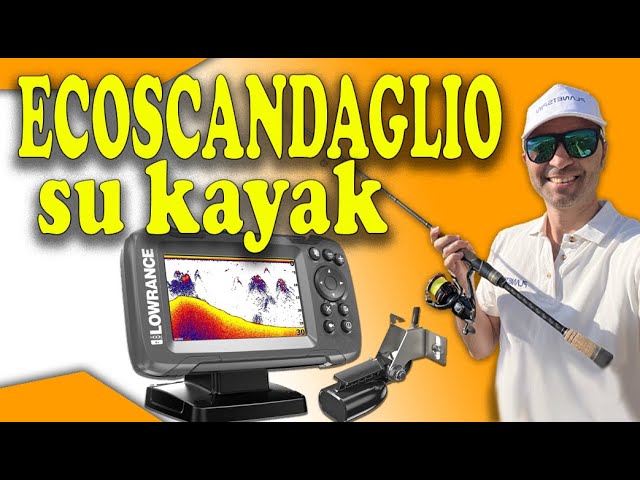 Kayak Fishing, installazione ECOSCANDAGLIO LOWRANCE REVEAL su HOBIE COMPASS
