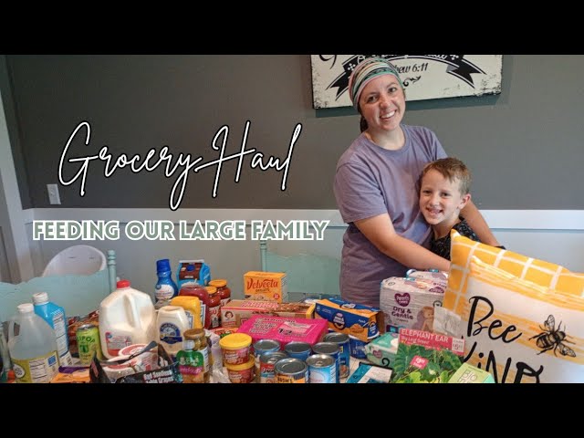 Feeding Our Family of 7 | WALMART Grocery Haul