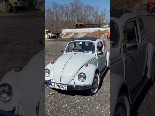 Saying Bye to the '68 VW Custom Ragtop Beetle!  Done.  #shorts #vw
