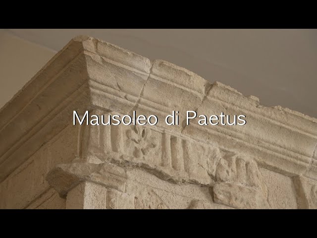 Il Mausoleo di Paetus al Museo Archeologico Nazionale di Sarsina