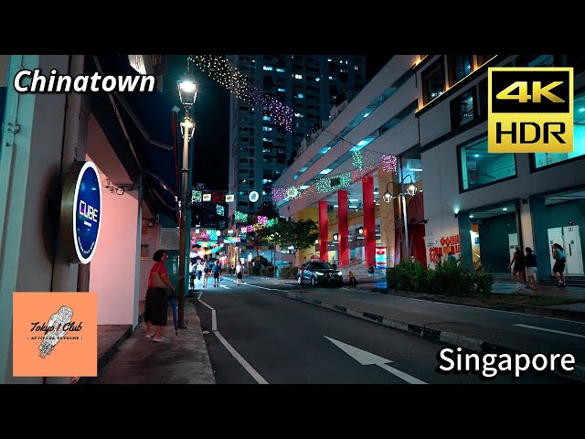 🇸🇬Chinatown Tour  | Walking Series : Singapore | ASMR | September 2023【4K HDR】[CCSUB]
