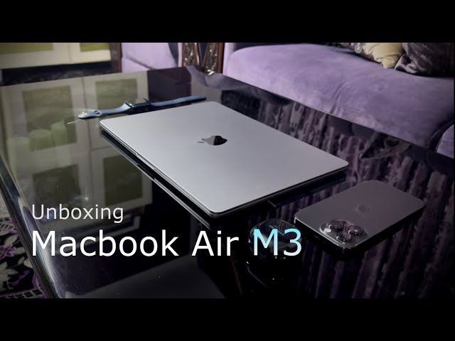 Unboxing my Apple MacBook Air M3 | 15 inch | Grey | ASMR | REALLY WORTH IT!