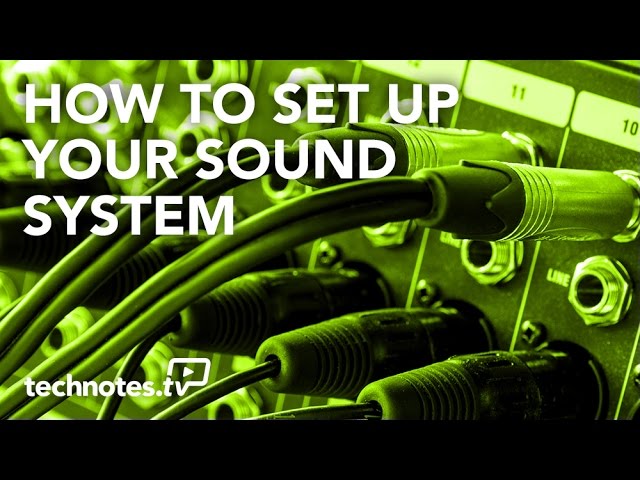 How Does a Sound System Work? (Audio Signal Flow)