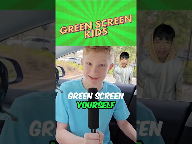 he call me i use green screen