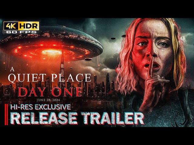 A QUIET PLACE: DAY ONE - Full Trailer (4K HDR) 2024