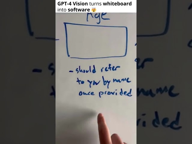 AI developer Mckay Wrigley gave ChatGPT a picture of white boarding session and it wrote the code.