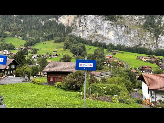 Lauterbrunnen Village in Switzerland