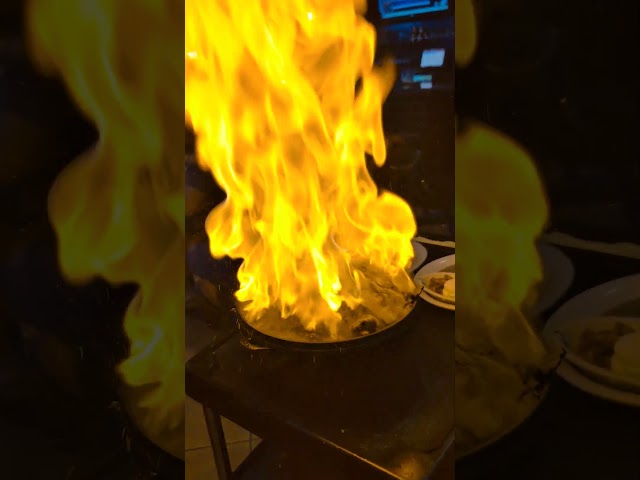 FIRE! #bts #fire #blackpink #flames #fajitas #dinner #vodka #watchout