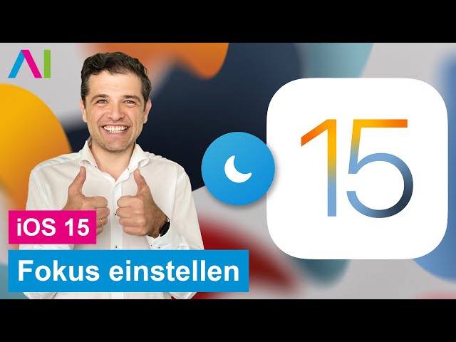 Apple iOS 15 - Fokus einstellen •  • 📱 • 🤫 •