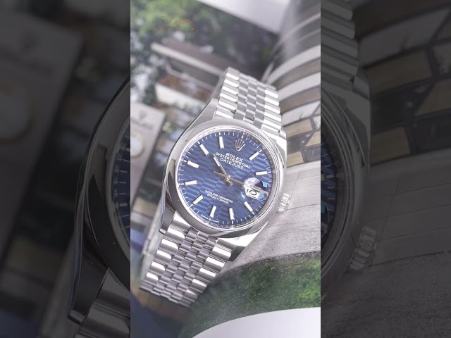 Datejust126234 –A Bright Blue Fluted Motif Dial– 36mm